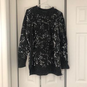 NWT French Connection Sparkly Sweater Sz M